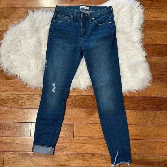 Madewell 9 inch Mid-Rise Skinny Size 27 - Picture 11 of 16